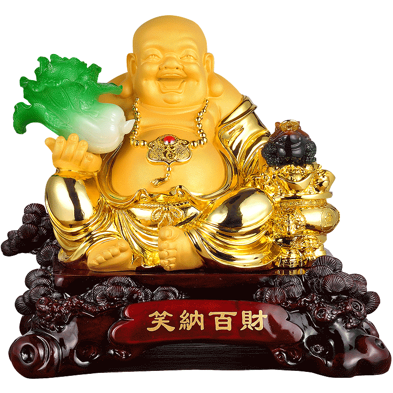 百财弥勒佛家居客厅玄关开业礼品