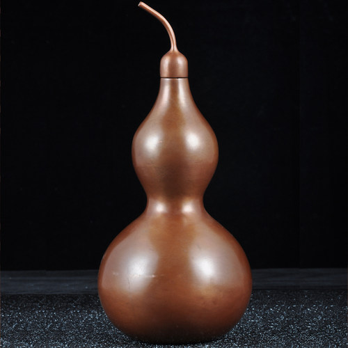 紫铜葫芦摆件开盖空心招财葫芦