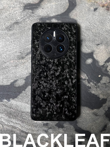 华为mate50pro锻造碳纤维手机壳