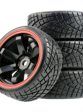 RC车轮1:10房车94123花纹硬胎AE86田宫TT02漂移轮胎D4/D5京商FW06