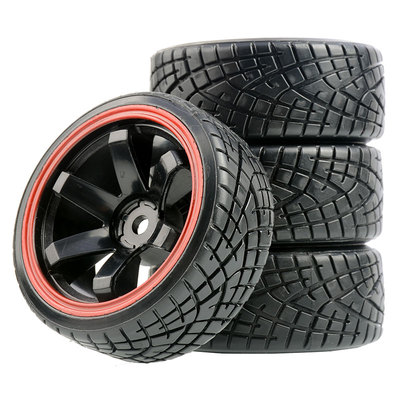 RC车轮1:10房车94123花纹硬胎AE86田宫TT02漂移轮胎D4/D5京商FW06