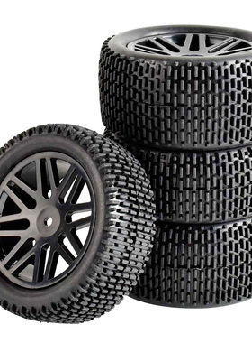 1:10越野轮胎HSP94166/94106田宫TT02B越野车拉力赛车用85mm直径