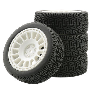 68mm平跑车拉力轮胎1:10田宫xv02迷宫胎Lc PTG越野94123京商FW06