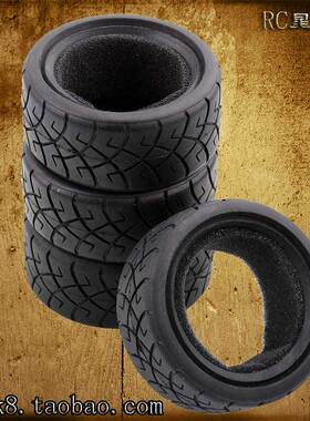 1:10平跑车94123田宫TT02樱花D3京商fw06房车竞速轮胎RS4抓地耐磨