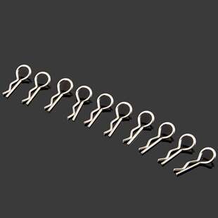 清仓HSP无限1比10模型车配件 车壳夹子 R扣 外壳卡 02053 10个