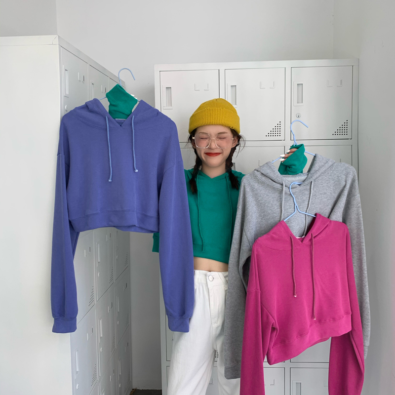 Real shot spring loose thin casual loose long sleeve women's large size women's wear slim Top Shirt