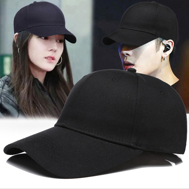 帽子男士冬季鸭舌帽遮阳太阳帽春秋款钓鱼帽骑车防晒女棒球帽夏天