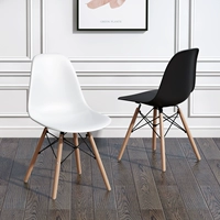 IMES Стул Nordic Modern Simple Creatual Dest Desk and Chair Home Back Real Woods Office Стул