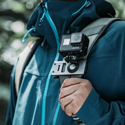 PGYTECH背包夹gopro12固定座肩带