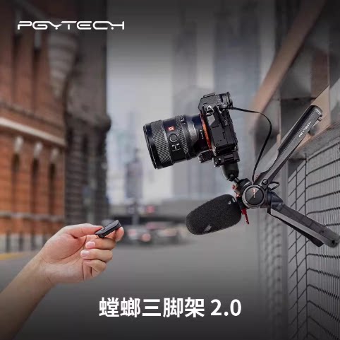 PGYTECH 螳螂相机三脚架单反手机自拍照支架桌面云台旅行摄影配件