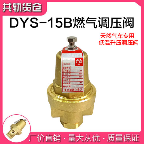 LNG气瓶配件天然气车上燃气低温升压调压阀DYS-15B1/2增压阀原装