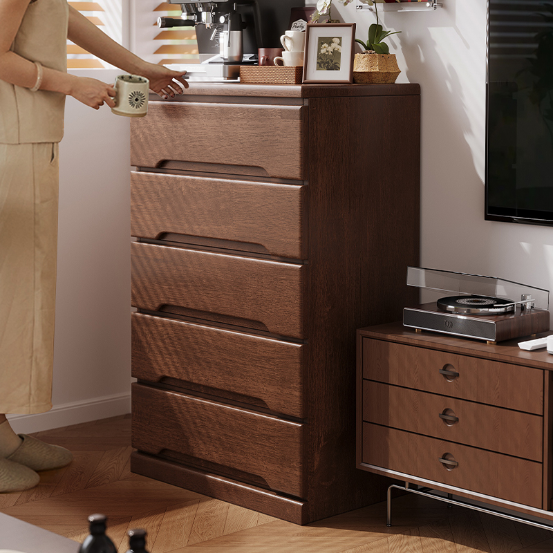 五斗柜实木收纳储物柜床尾储物柜