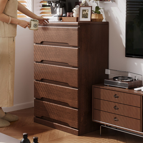 五斗柜实木收纳储物柜床尾储物柜