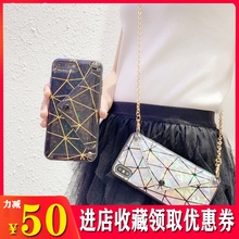 适用时尚奢华斜挂卡包苹果XSmax手机壳XR女适用iphone6s/7/8全