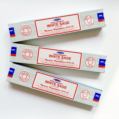 印度赛巴巴线香白鼠尾草香 Sataya White Sage Incense