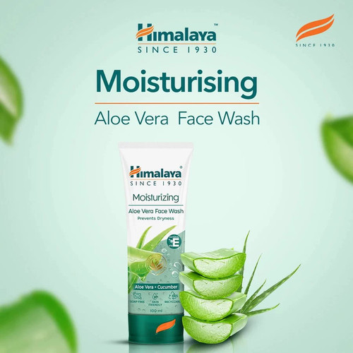 喜马拉雅芦荟保湿洗面奶Moisturizing Aloe Vera Face Wash 100ml
