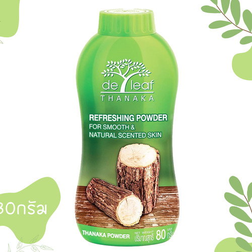 保税泰国檀娜卡爽身粉 De Leaf Thanaka Refreshing Powder
