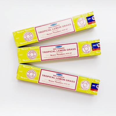 印度赛巴巴线香热带柠檬草Satya Incense Tropical Lemon Grass