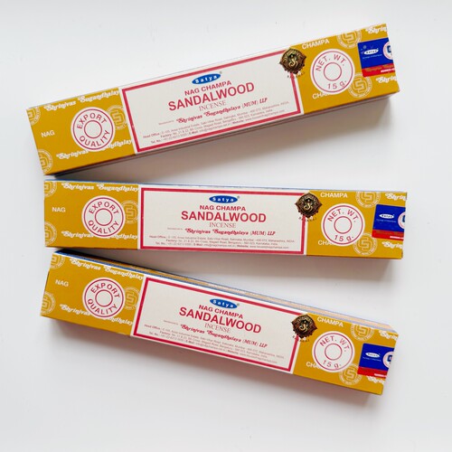 印度赛巴巴线香檀香线香Satya Sandalwood Incense