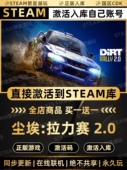 CDK入库 国区CDKEY激活全DLC激活码 Steam正版 尘埃拉力赛2