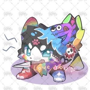俞白兽设furry全身模板接稿兽设幻想生物定制白菜价