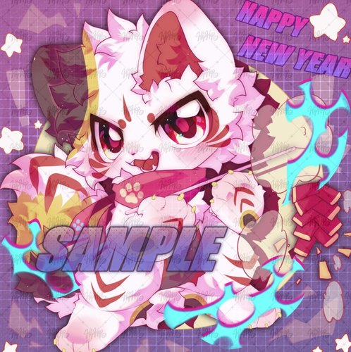 药牌兽设furry头像模板接稿兽圈兽设幻想生物接稿约稿定制白菜价