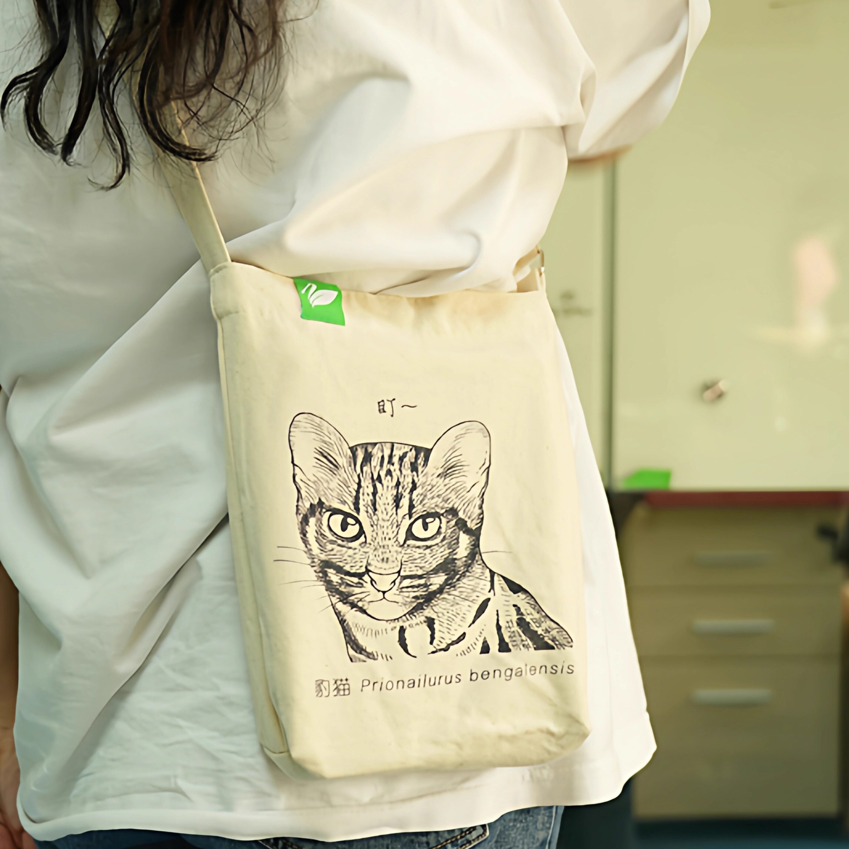 【捐赠回馈】湿地物种斜挎包  手绘图案 小巧可爱 红树林基金会