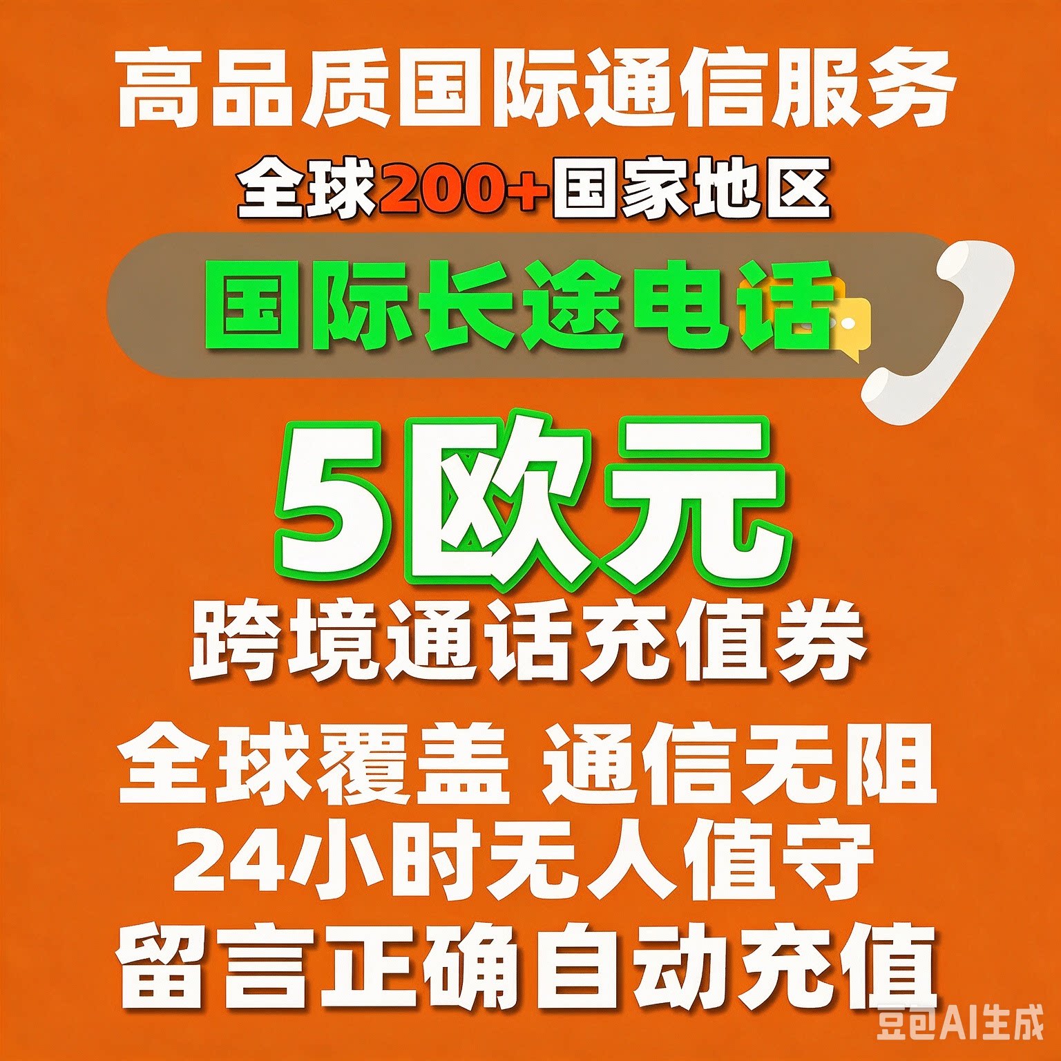 自动充值国际长途代充留学生语音STEAM