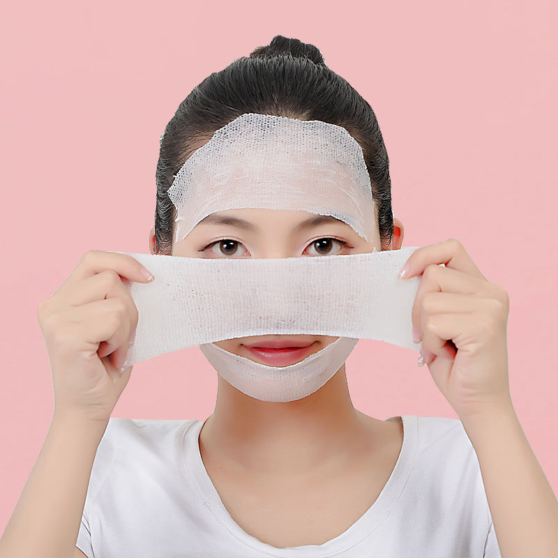 湿敷棉敷脸专用可拉伸木乃伊化妆棉片美容院补水面膜纸卸妆巾脸部_虎窝淘
