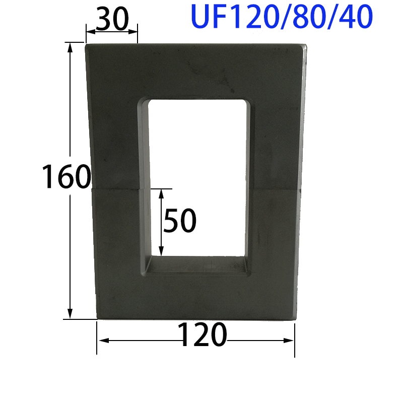 超声波040氧120U磁芯体UF0110UFU1209120FF高频变压器16电源8铁8