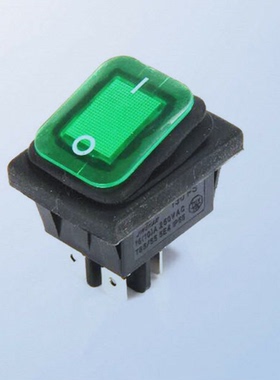 供应RLEIL开口尺寸30.5*22mm RL2(P)防水船型开关 大电流翘板带灯