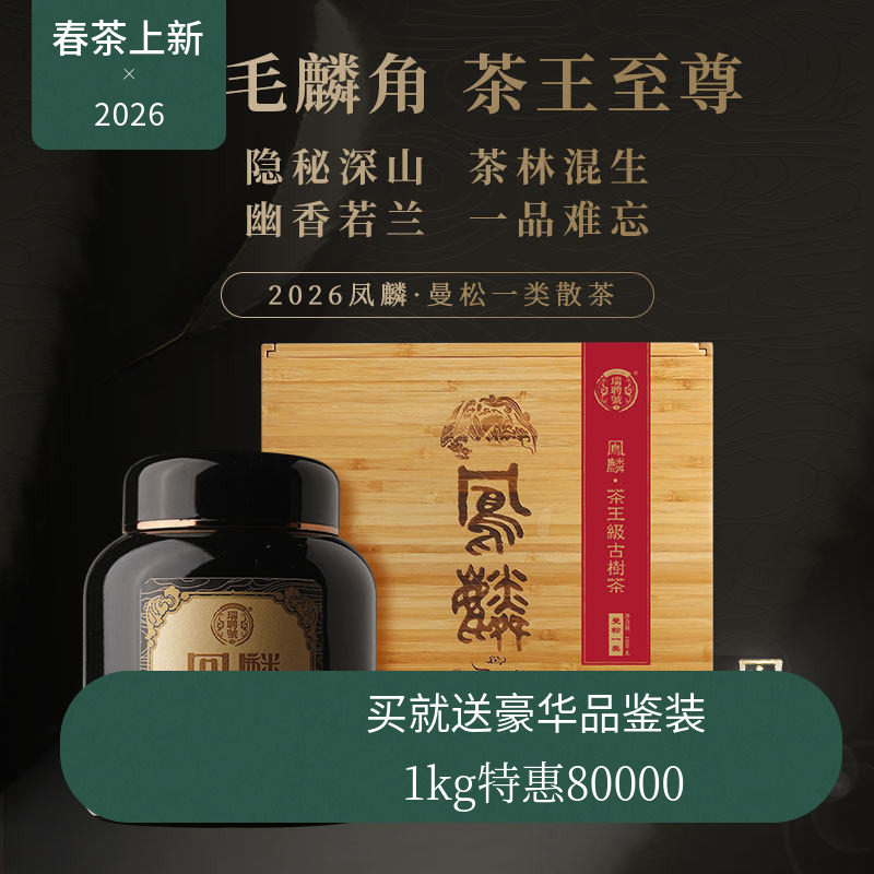 【2026春茶现货】瑞聘号 凤麟 曼松一类 云南头春古树普洱茶散茶
