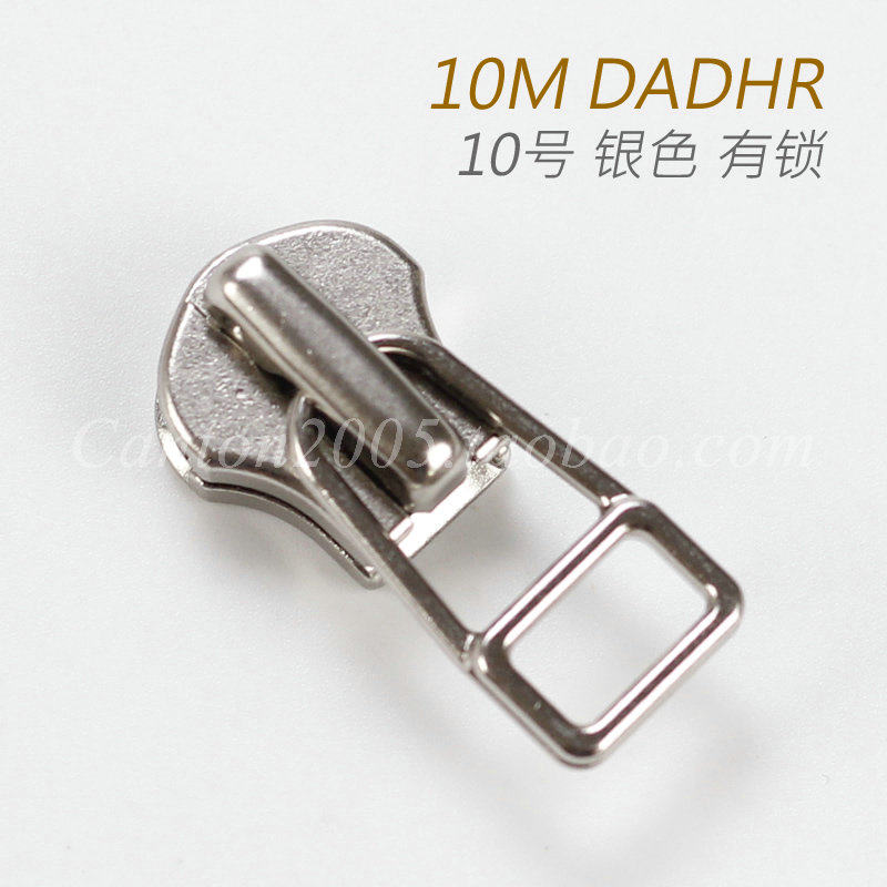 日本 ykk  金属拉链头 10 号 拉头 拉锁 银色 10m dadhr