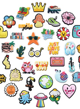 新款手机壳装饰素材贴片手工DIY发夹配件创意软胶片TSUM卡通平面