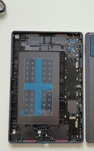 3c适用中兴云电脑w200ds中框后盖背壳电池盖后壳