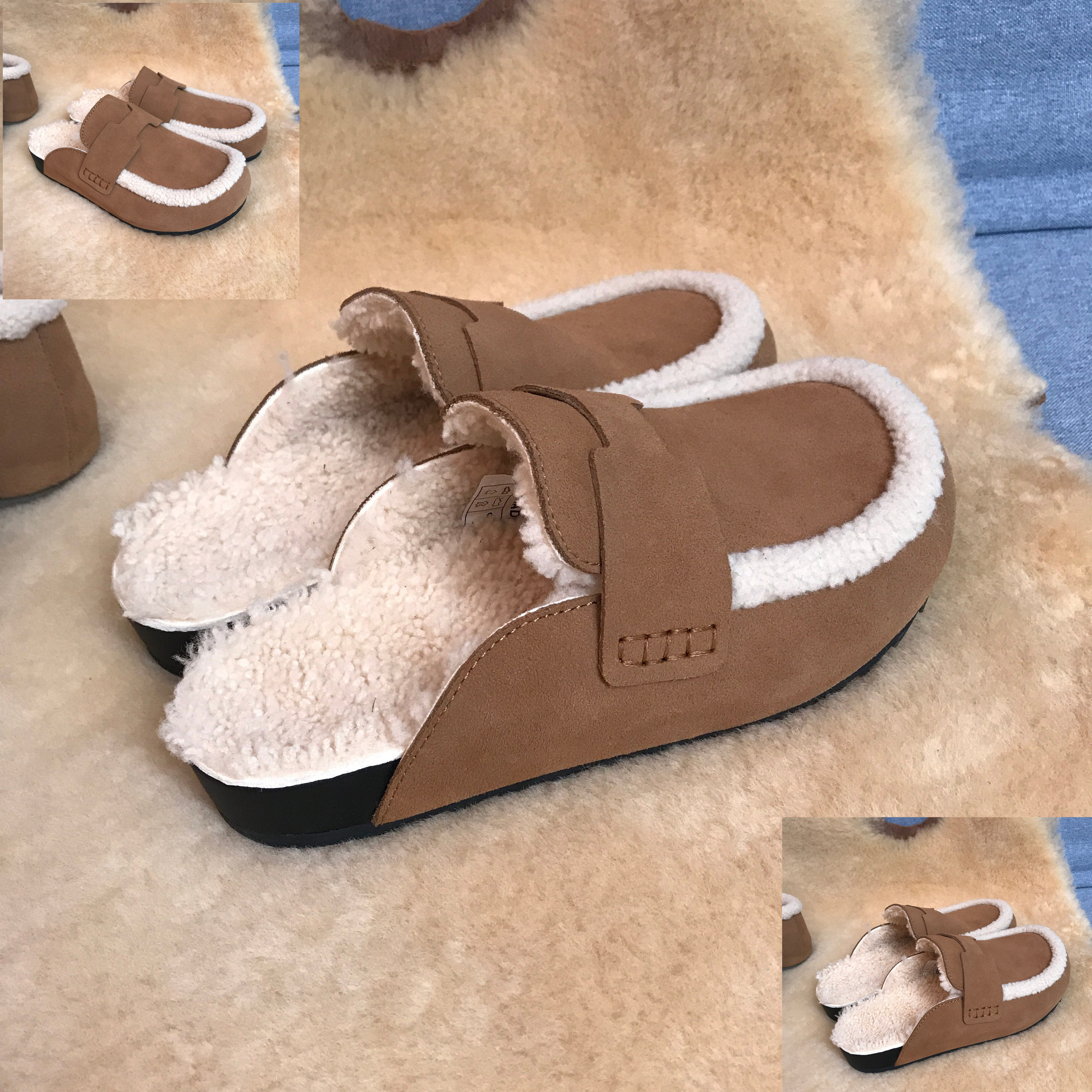 【新款-乐福-半包】羊皮毛毛线雪地靴女冬季新款保暖休闲厚底,女鞋,时尚雪地靴,淘宝优惠券,粉丝福利购,淘宝优惠卷