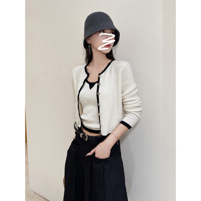 NancyCavally香风针织背心/开衫