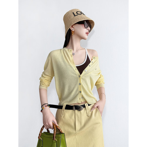 NancyCavally多巴胺少女薄针织衫