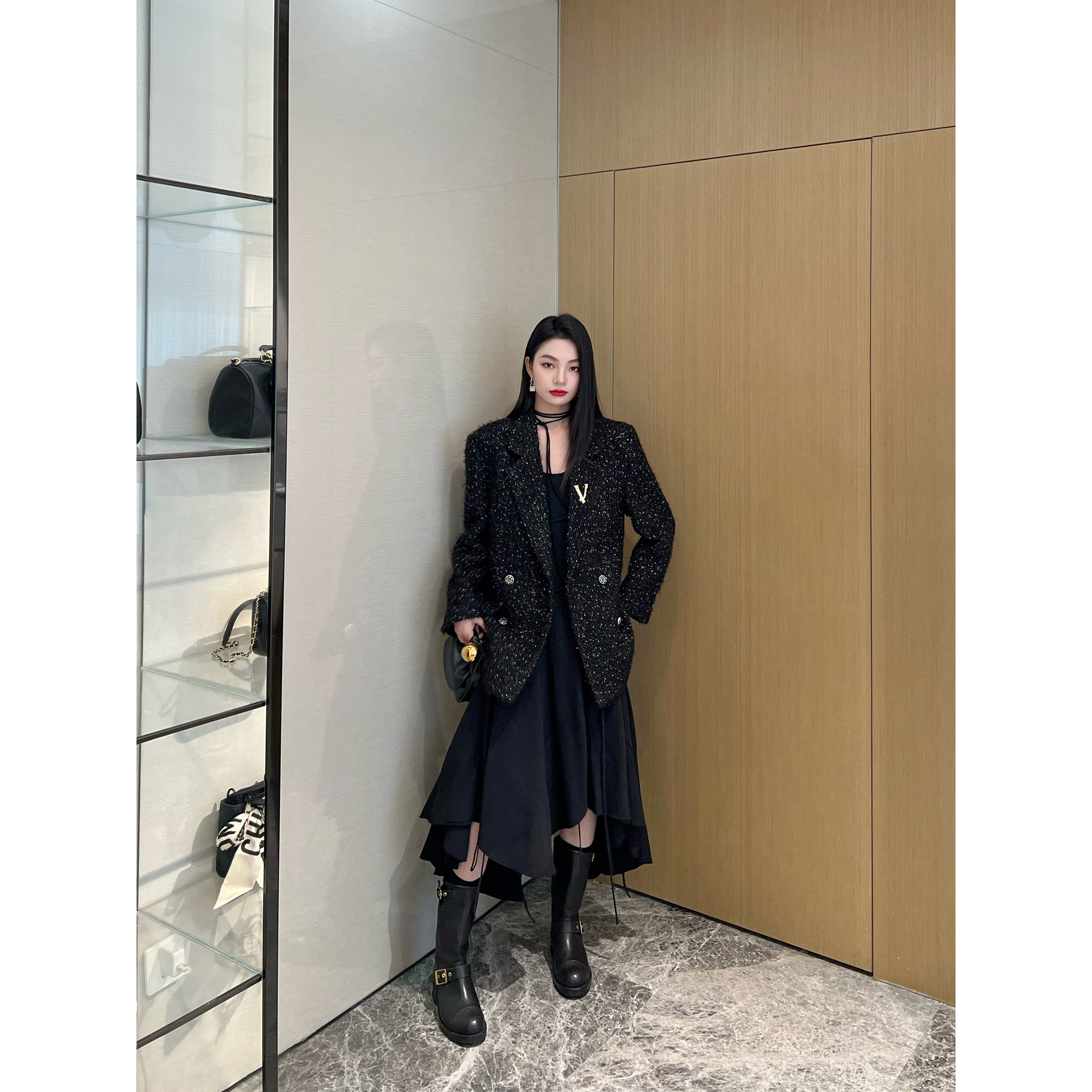 NancyCavally繁星闪烁大廓形西装