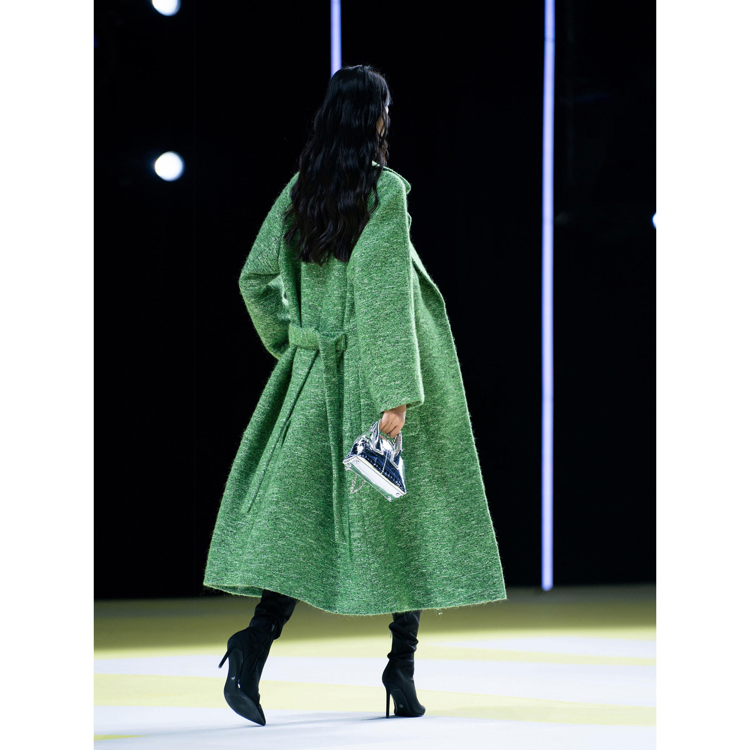 NancyCavally气质王炸廓形呢大衣