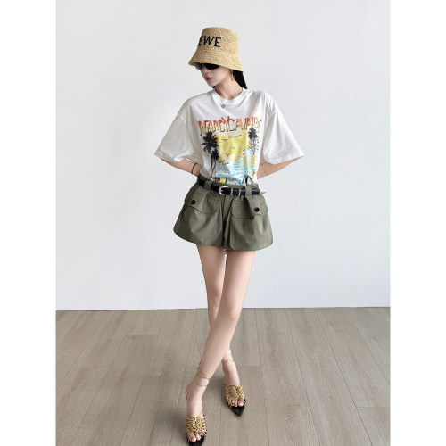 NancyCavally海滩主题浪漫夏日T