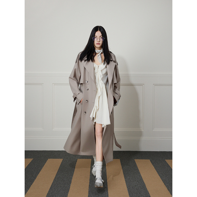 NancyCavally高级松弛感廓形风衣