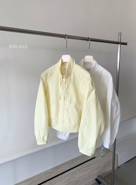 卡蔓kamanshi30121正品韩系简约立领薄款防晒衣女夏季长袖短外套
