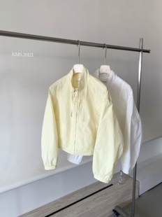 长袖 防晒衣女春季 短外套 韩系简约立领薄款 卡蔓kamanshi30121正品