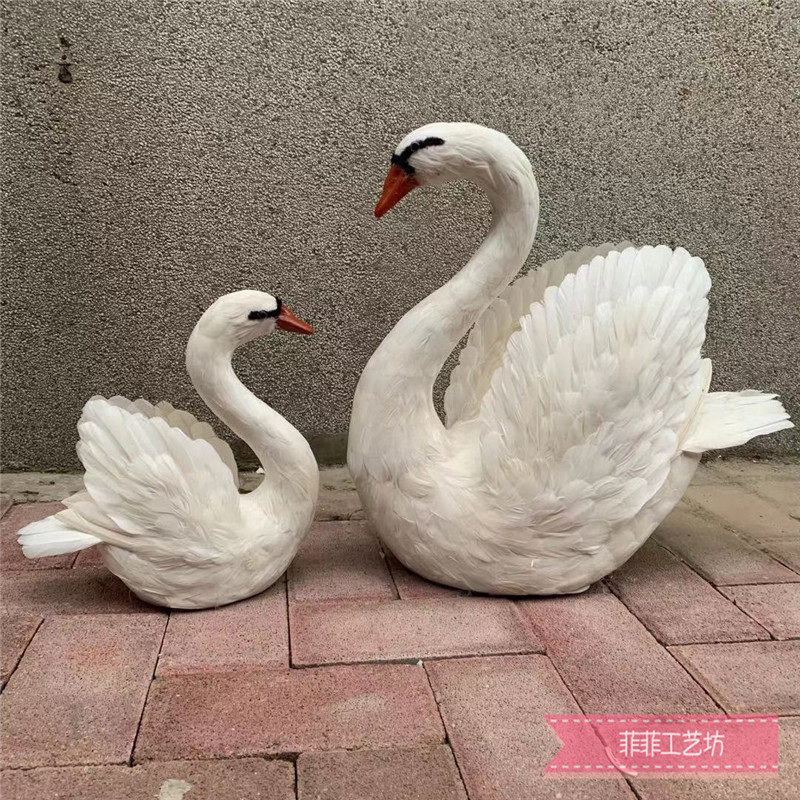 仿真橱窗婚礼大鹅儿童拍摄模型