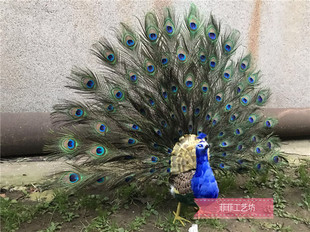 仿真孔雀开屏孔雀活动设计展览影视拍摄道具婚庆舞台装饰园林设计