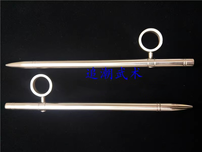 八卦掌套路偏环判官笔不锈钢实心