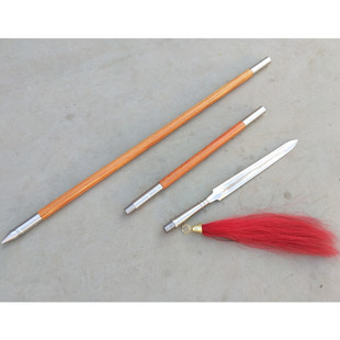 不锈钢枪头红缨枪六合枪大枪长枪长矛太极枪霸王枪武术枪未开刃