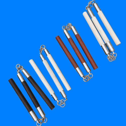 白蜡杆三节实木武术表演短棍