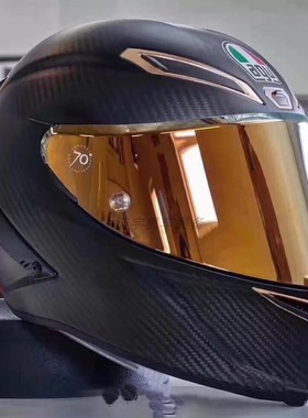 AGV PISTA GP R70周年黑金灰红冰蓝西瓜亚黑摩托车碳纤维头盔包邮